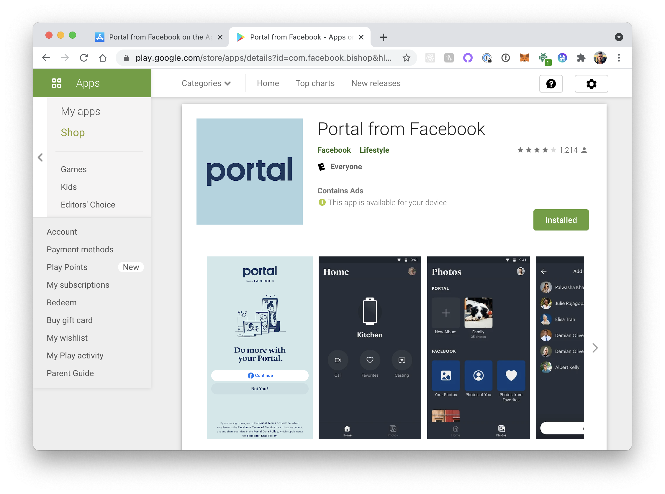 portal app